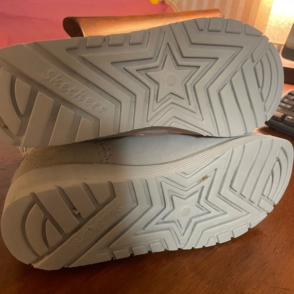 Skechers Beige Suede Ankle Boots - Picture 7 of 7